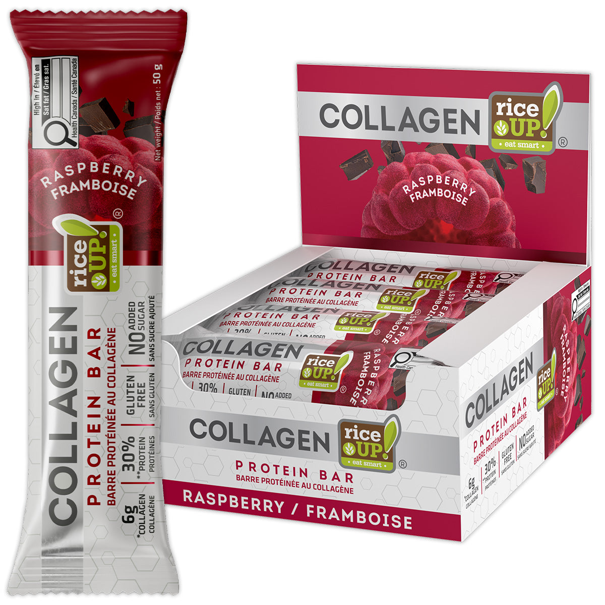 Collagen Protein Bar Raspberry Flavour