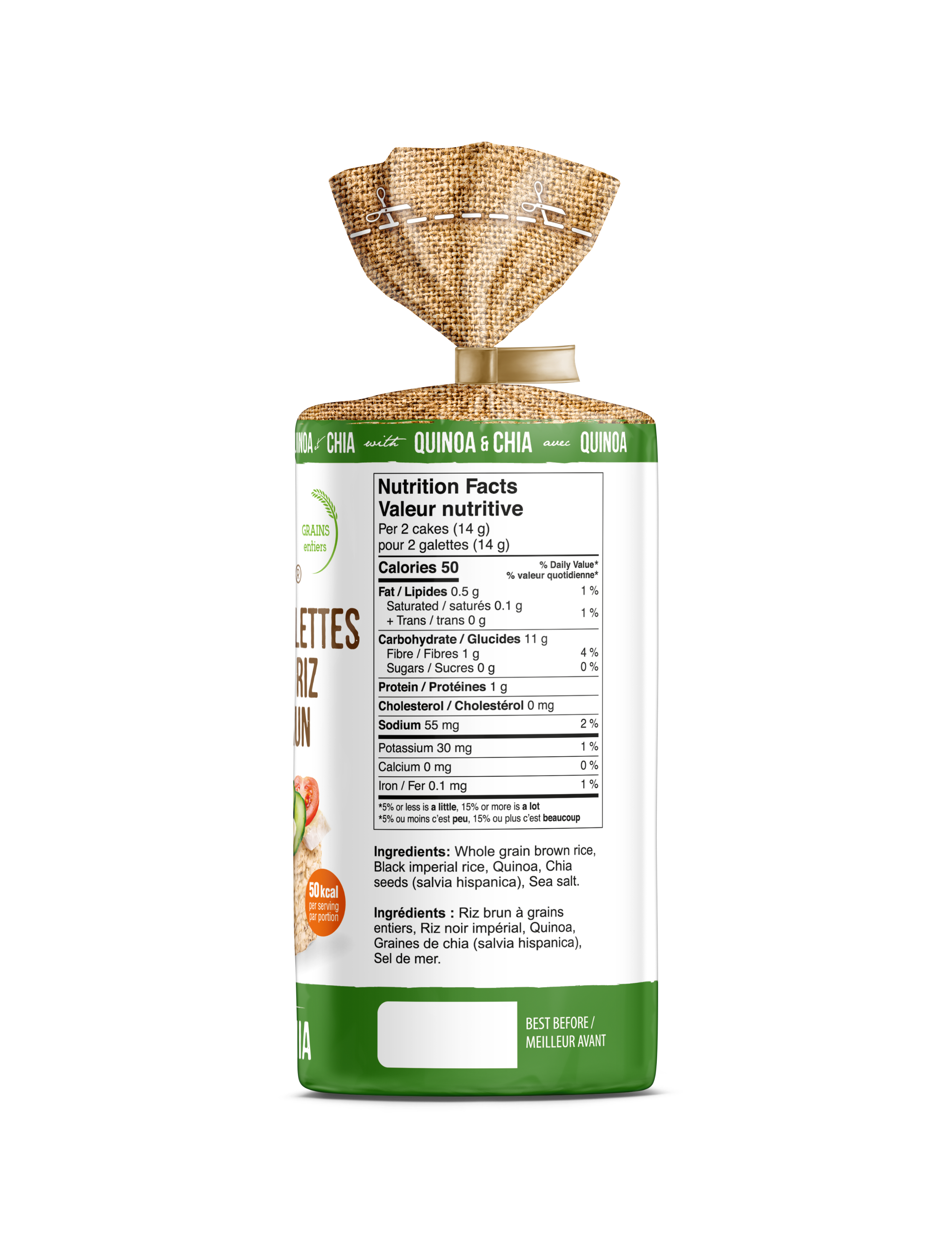 Rice Cakes With Quinoa And Chia