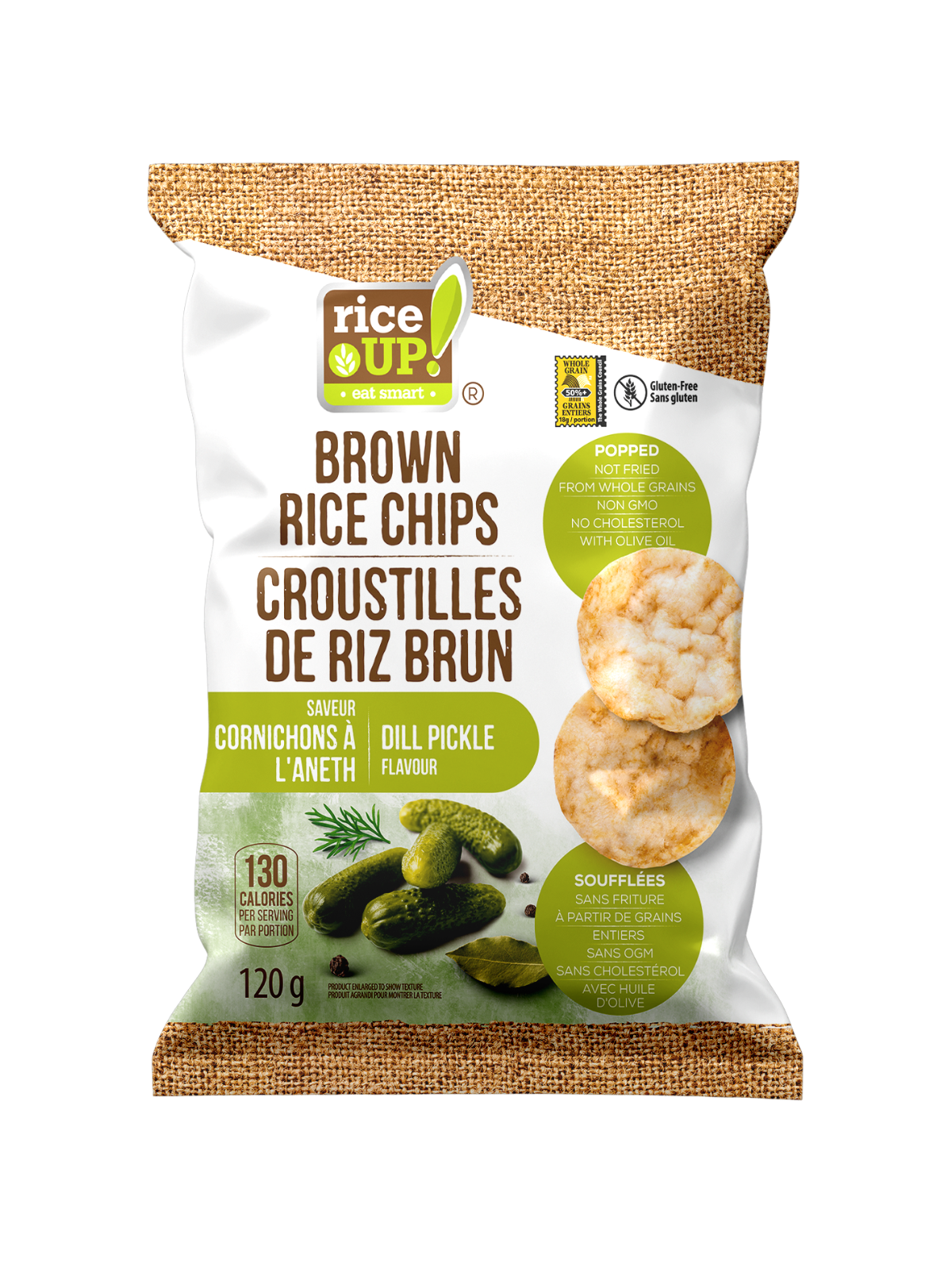 Rice Chips Dill Pickle Flavour